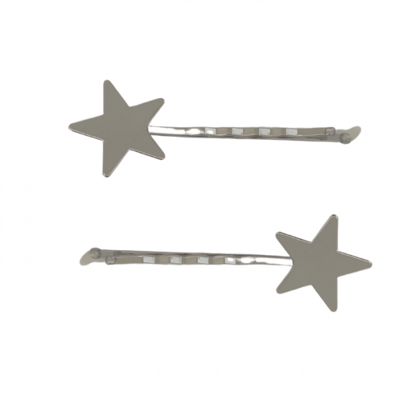 horquillas con estrella plata